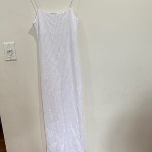 Zara White Spaghetti Strap Dress